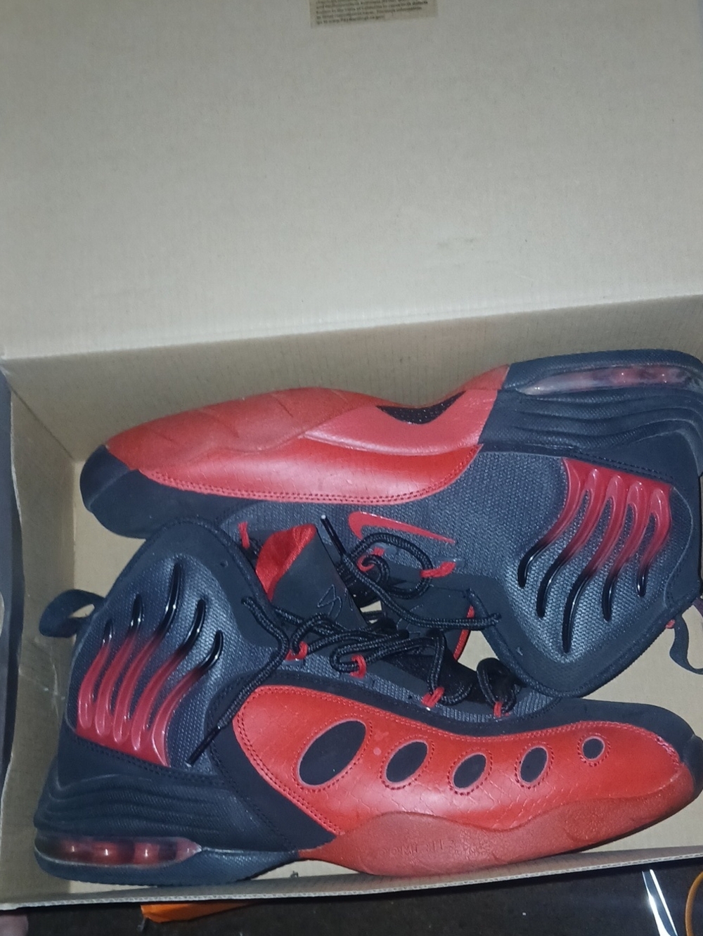 Nike Men’s Black and Red Athletic Sneakers